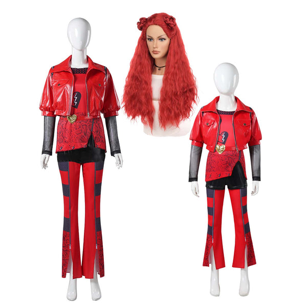 Halloween Descendants The Rise of Red Cosplay Adult Princess Costume For Women Girl DISN-012