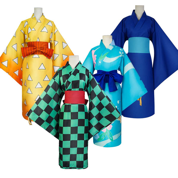 Anime Cosplay Kamado Tanjirou Hashibira Inosuke Dress Costume AOKG-002