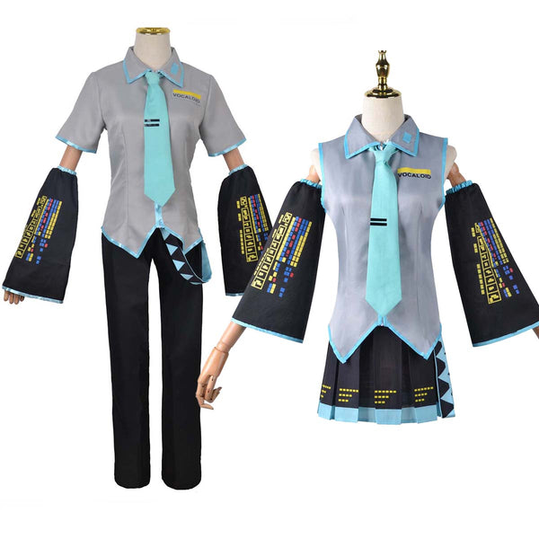 Men Women Miku Cosplay Costume Full Set GAHC-004