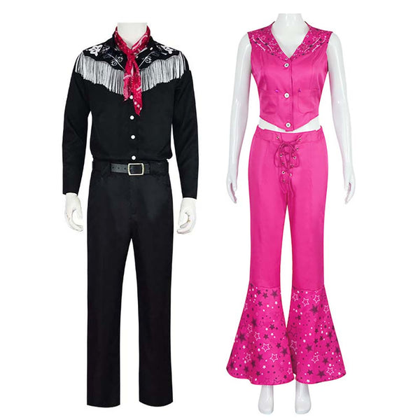 Halloween Movie Barbie Cosplay 70s 80s Cowgirl Cowboy Costumes RMOV-001