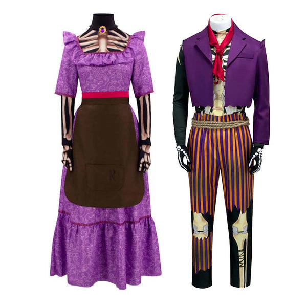 Halloween Family Party Movie CoCo Mama Imelda Men Hector Cosplay Costume DISN-014