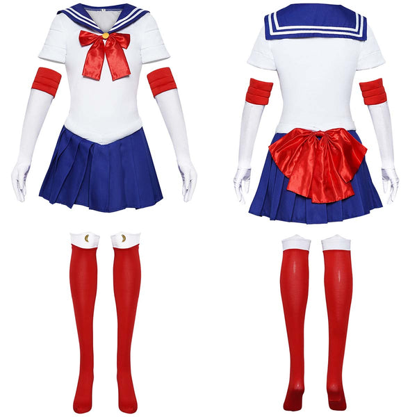 Halloween Carnival Party Women's Sailor Moon Tsukino Usagi Cosplay Costume FCGD-016