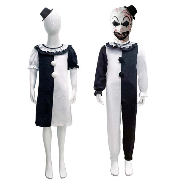 Halloween Cosplay Scary Clown Costume For Kid HORR-003