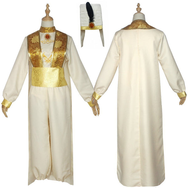 Men Fairy Tale Suits Aladdin Cosplay Adult Men Arabian Prince Costume DISP-009