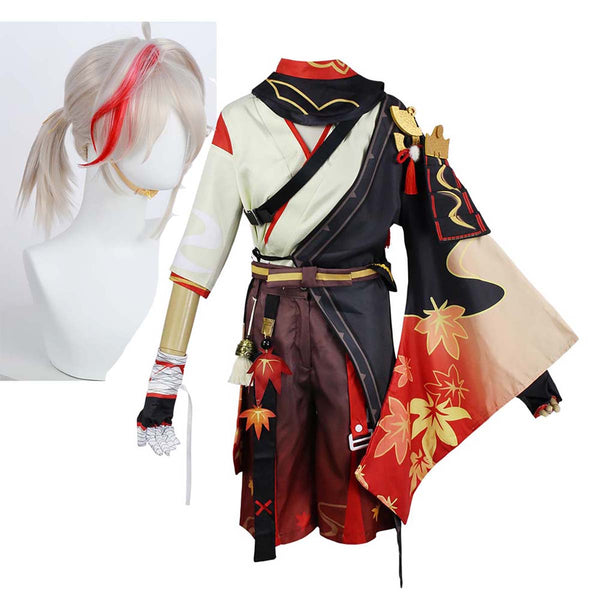 Kaedehara Kazuha Cosplay Outfit for Genshin Impact Cosplay Costume Full Set With Wig GAHC-003-4