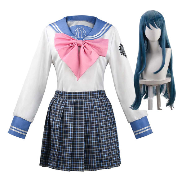 Anime Danganronpa Maizono Sayaka Cosplay Dresses Uniform With Wig Full set GAHC-011