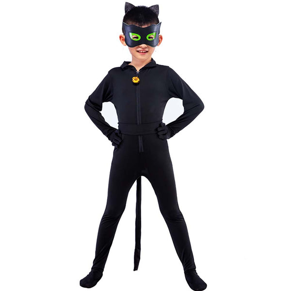 Kid adult Miraculous Ladybug Cat Noir Costume DONG-007