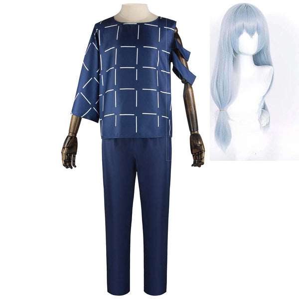 Halloween Carnival Party Anime Jujutsu Mahito Cosplay Costume Kaisen For Men With Wig AOKG-012