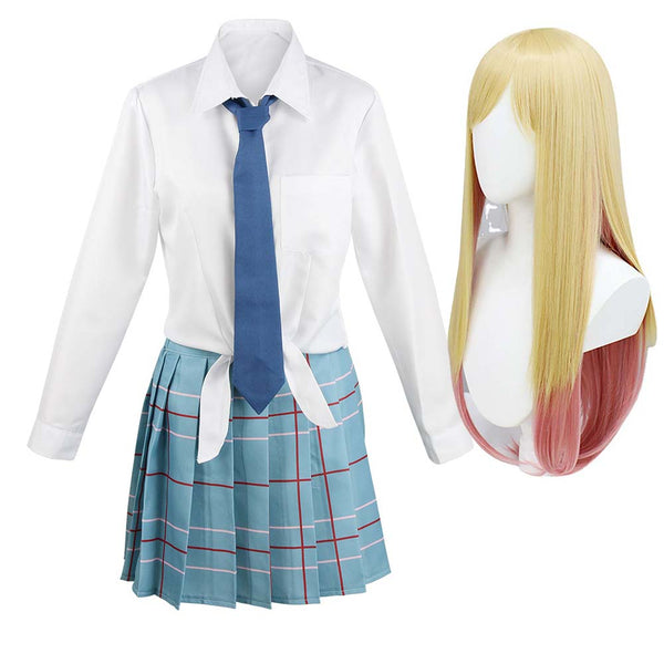 My Dress-Up Darling Marin Kitagawa Cosplay Costume High School Girl Student JK Uniform AOKG-018