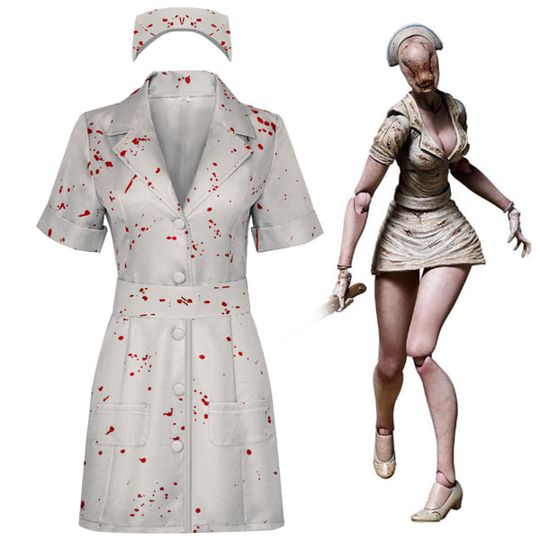 Halloween Silent Hill Female horror zombie Nurse cosplay Costume