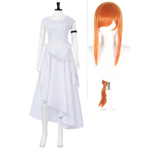 Anime Frieren Beyond Journey's End Flamme Cosplay Costume White Dress  AOKG-011