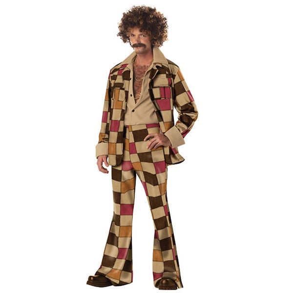 Halloween Party Vintage 1960s 1970s Retro Hippie Costume For Men YTHC-018