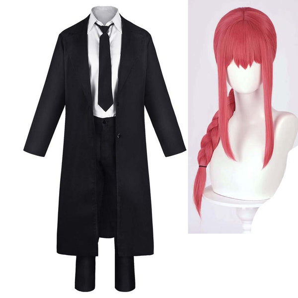 Adult Women Halloween Party Chainsaw Man Makima Cosplay Costume FCGD-020