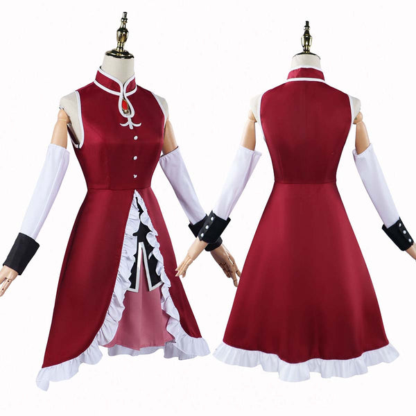 Puella Magi Madoka Magica Sakura Kyoko Cosplay Costume Outfit AOKG-006