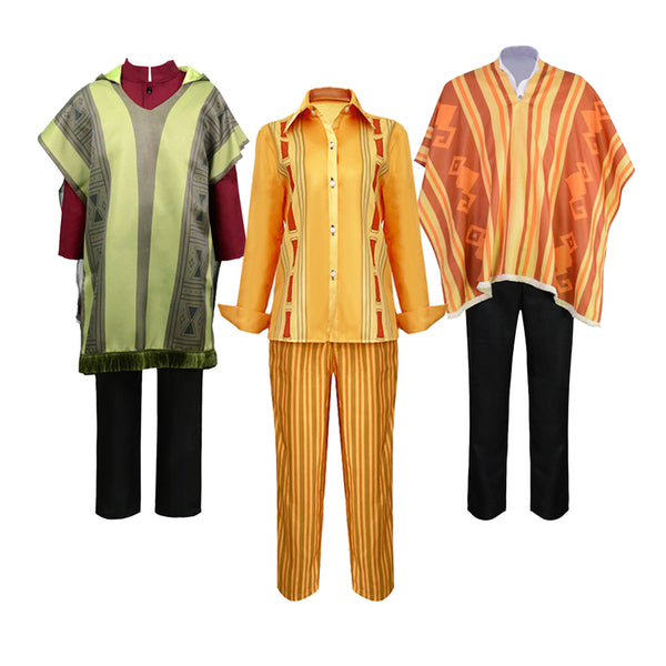 Halloween Disney Kid Adult Camilo Bruno Cosplay Costume for Men Boy DISP-012