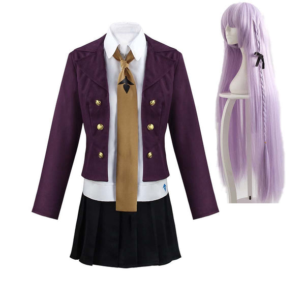 Halloween Carnival Anime Danganronpa Kirigiri Kyouko Cosplay Costume For Woman GAHC-011