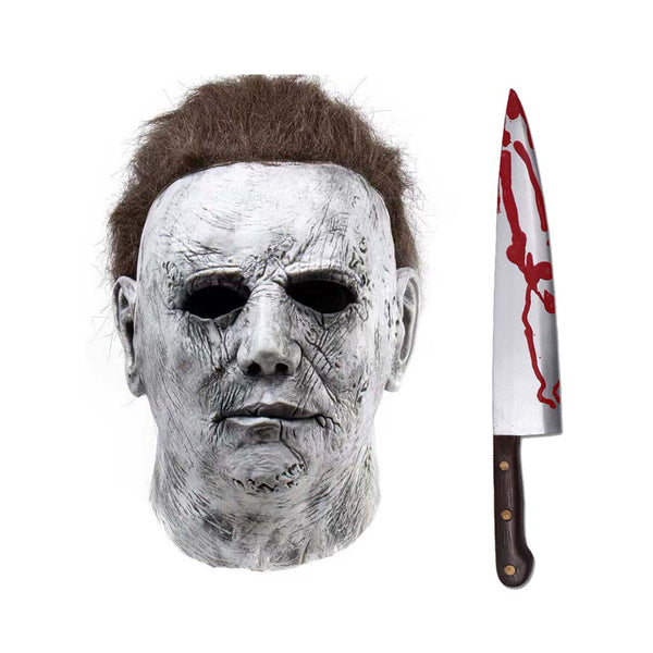 Halloween Horror Killer Michael Myers Mask and knife Props HORR-007