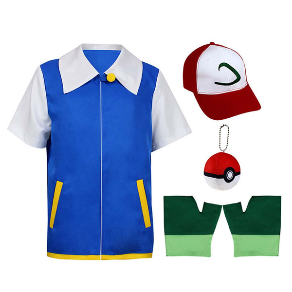 Adult Kid Game Team Rocket Trainer Cosplay Costume GAHC-022