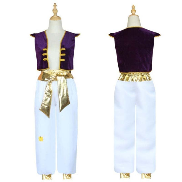 Boys Arabian Prince Costume Kids Dress Up For Halloween Party DISP-009