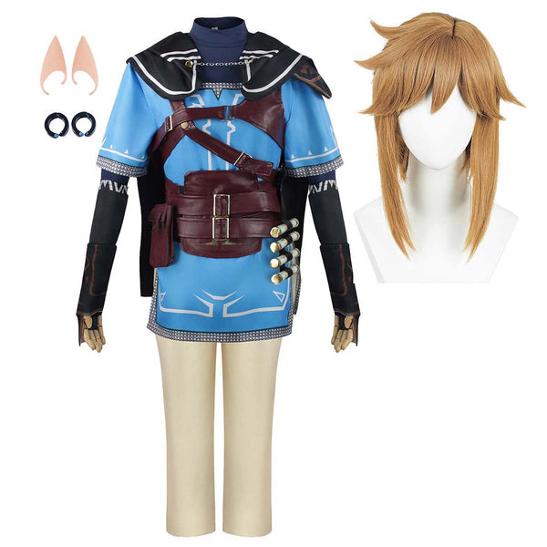 Adult Game Zelda Cosplay Breath of the Wild Link Cosplay Costume GAHC-016