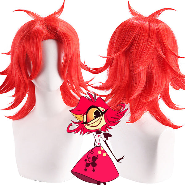 Halloween Carnival Party Anime Hazbin hotel Nifty Cosplay Wig AOKG-010