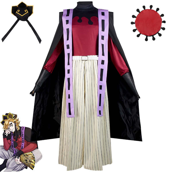 Halloween Anime Demon Doma Douma Cosplay Costume for Men AOKG-002