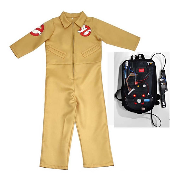 Adult Kid Ghostbusters Jumpsuit Halloween Costume With Bag RMOV-011