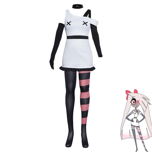 Halloween Carnival Party Hazbin hotel Vaggie Cosplay Costume For Women Girls AOKG-010