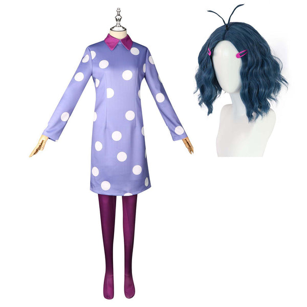 Adult Women Movie Inside  Out Cosplays Envy Costume DISN-009