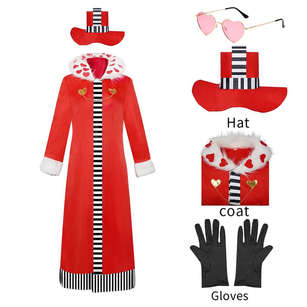 Halloween Party Disguise Adult Men Valentino Anime Hazbin hotel Cosplay Costume AOKG-010