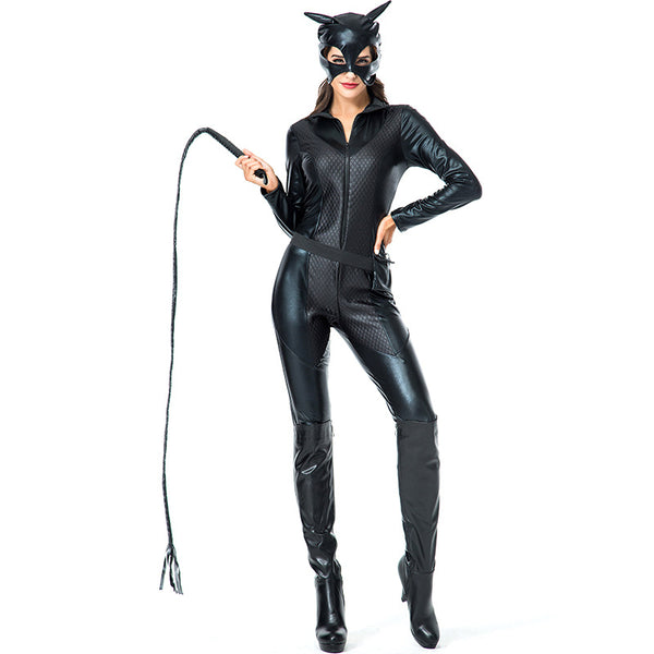 Felicia Hardy Cosplay Women Adult Sexy Black Cat Bodysuit Costume DCMO-014