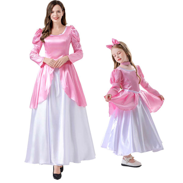 Halloween Kid Adult Ariel Princess Ariel Dress Up Dress DISP-011