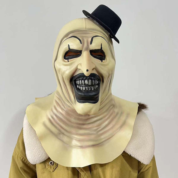 Terrifier Scary The Killer Clown Latex Masks Full Head For Adults HORR-003