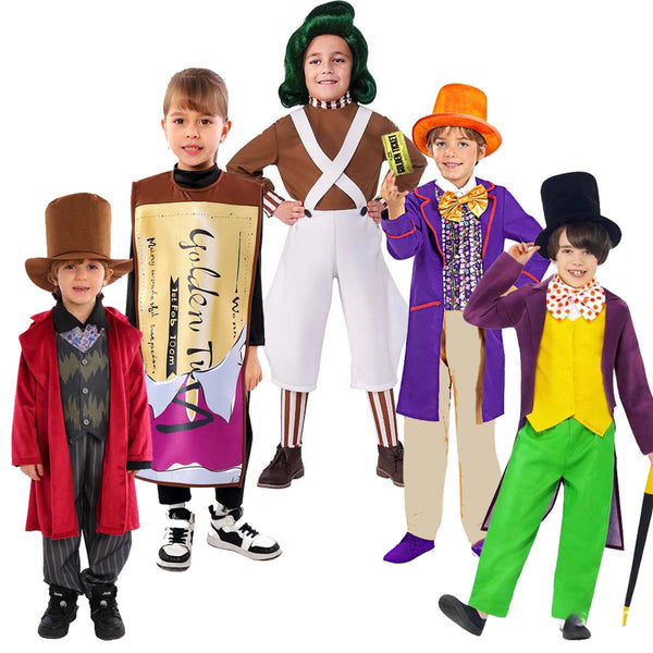 Halloween Kid Boy Willy Wonka & The Chocolate Factory Oompa Loompa RMOV-002