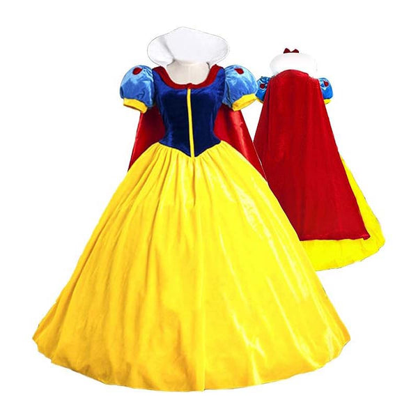 Adult Queen Fairytale  Deluxe Snow White Princess Costume DISP-003