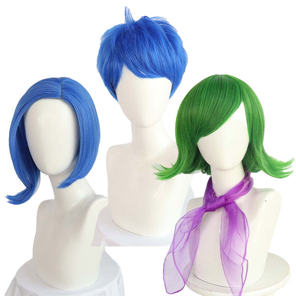 Movie Inside Out Joy Disgust Cosplay Wig DISN-009